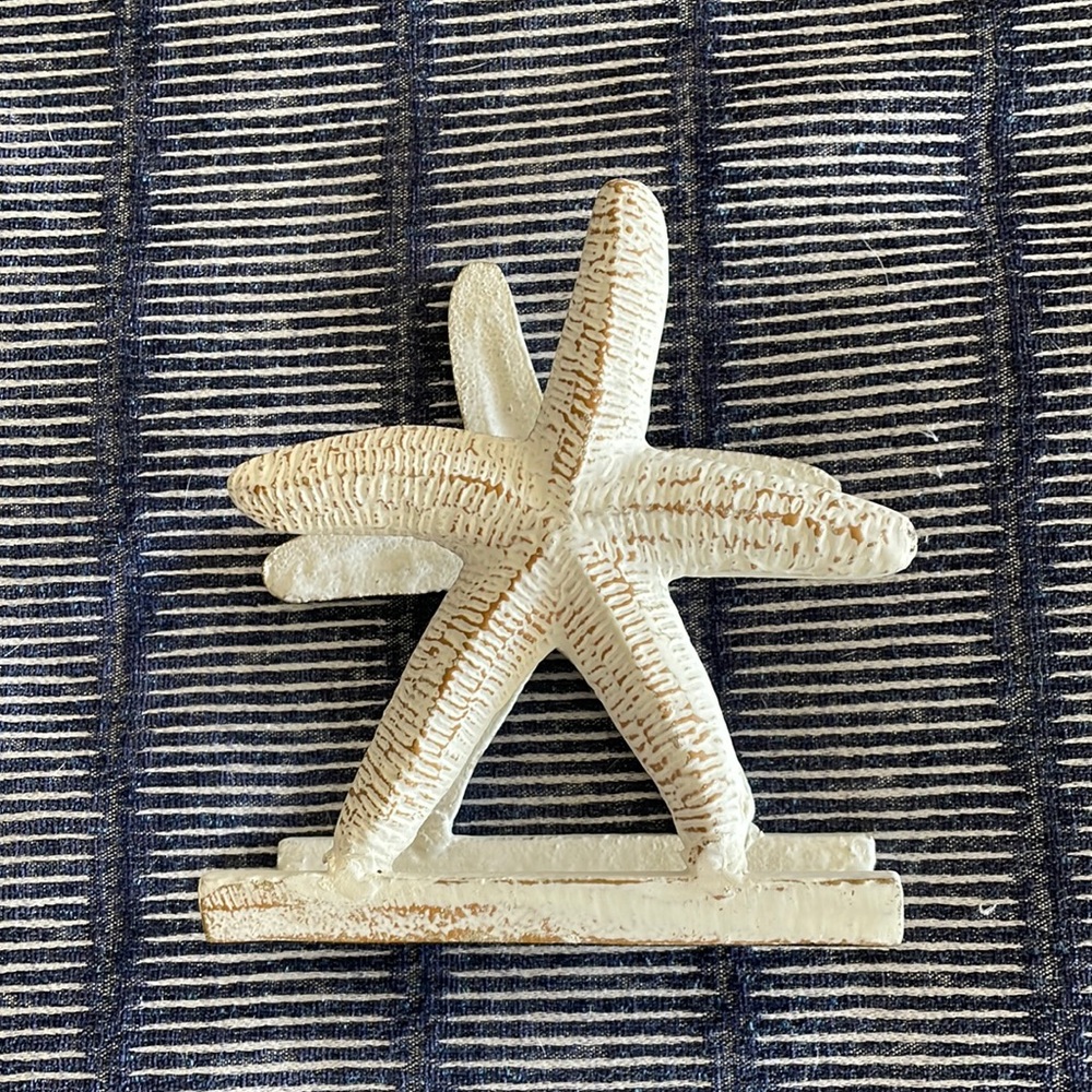 Starfish napkin holder